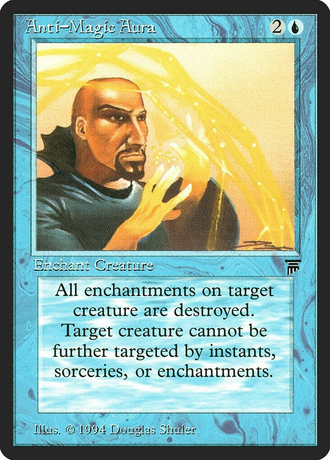 Image for Anti-Magic Aura (Legends) - Magic: The Gathering