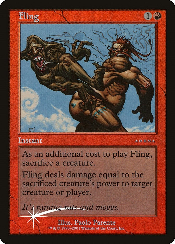 Image for Fling (Arena Promos) - Magic: The Gathering