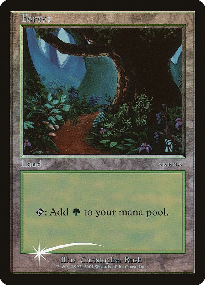 Image for Forest (2001 Beta) (Arena Promos) - Magic: The Gathering