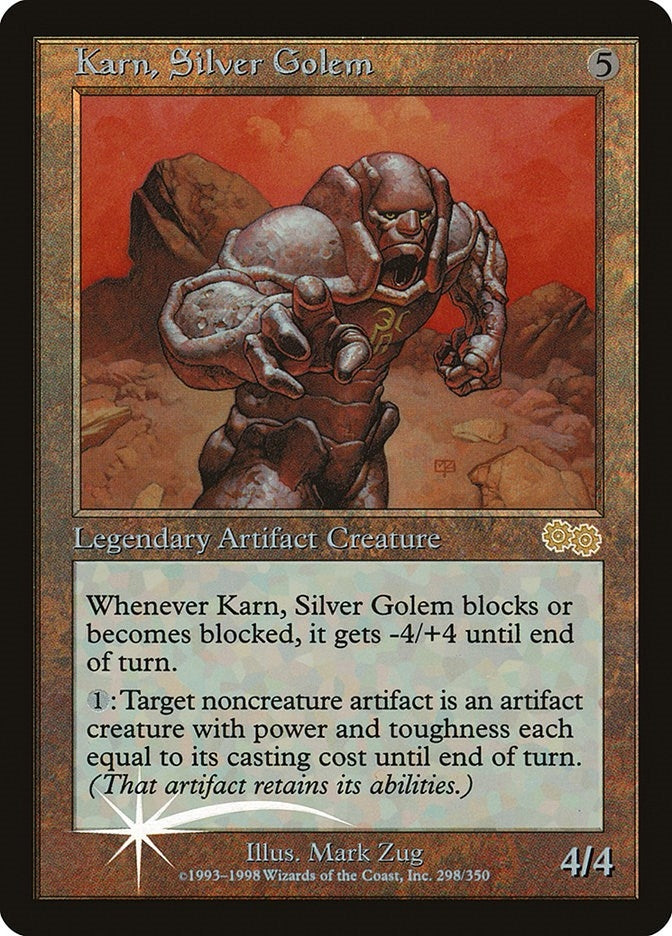Image for Karn, Silver Golem (Arena Promos) (298) - Magic: The Gathering