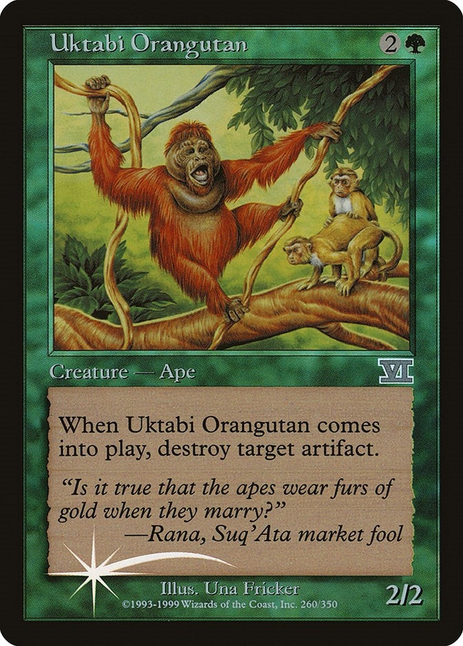 Image for Uktabi Orangutan (Arena Promos) (260) - Magic: The Gathering