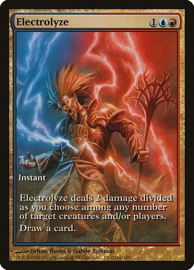 Image for Electrolyze (Champs Promos) (1) - Magic: The Gathering
