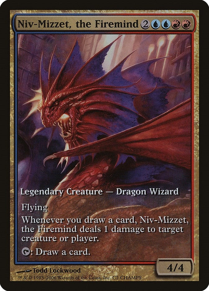 Image for Niv-Mizzet, the Firemind (Champs Promos) (2) - Magic: The Gathering
