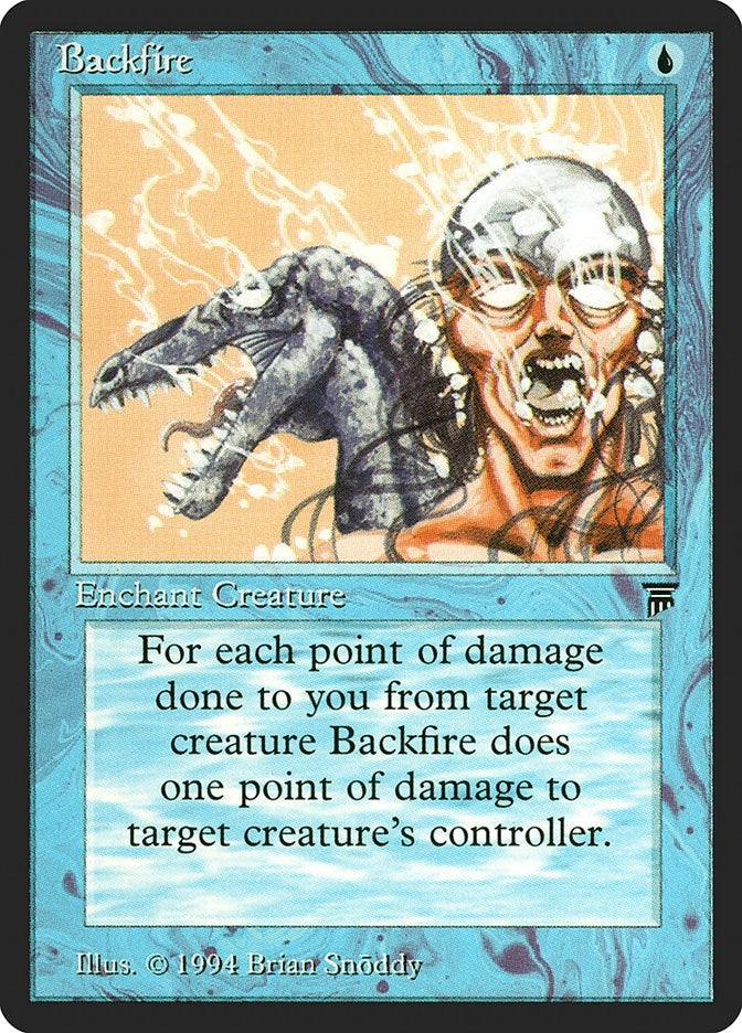 Image for Backfire (Legends) - Magic: The Gathering
