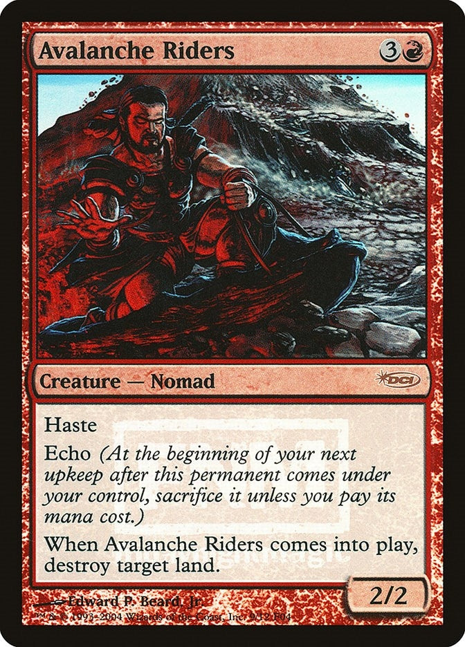 Image for Avalanche Riders (FNM Promos) (9) - Magic: The Gathering