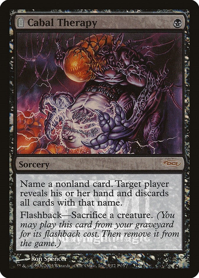 Image for Cabal Therapy (FNM Promos) (5) - Magic: The Gathering