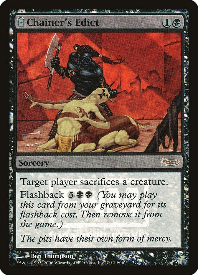 Image for Chainer's Edict (FNM Promos) (7) - Magic: The Gathering
