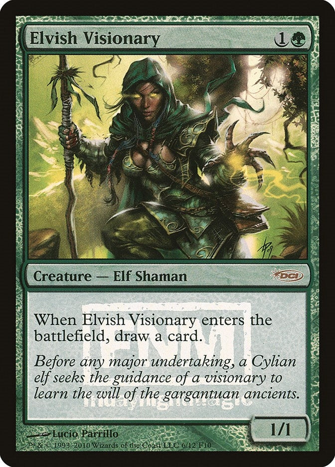 Image for Elvish Visionary (FNM Promos) (6) - Magic: The Gathering