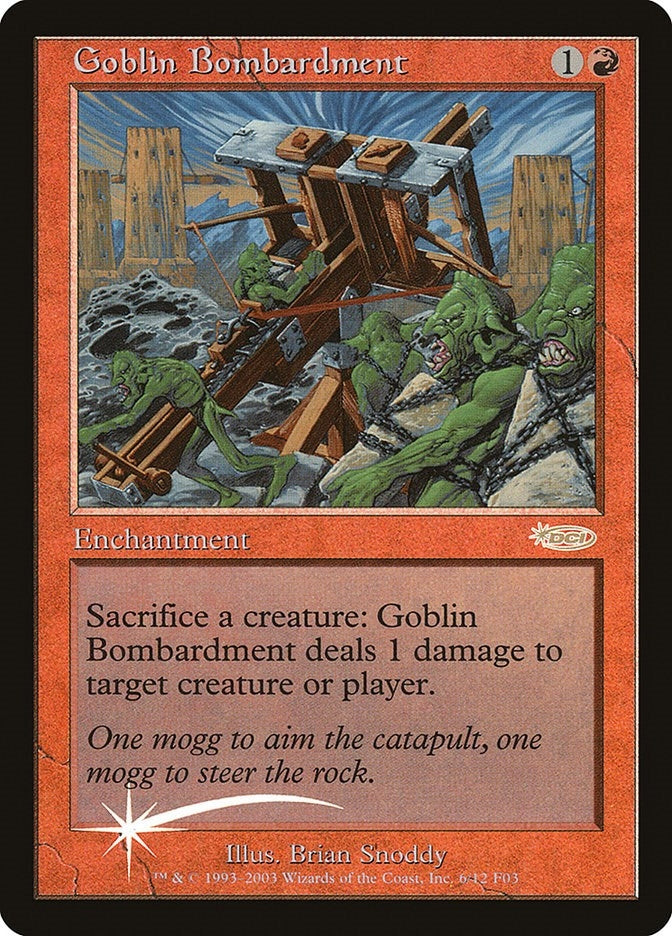 Image for Goblin Bombardment (FNM Promos) (6) - Magic: The Gathering