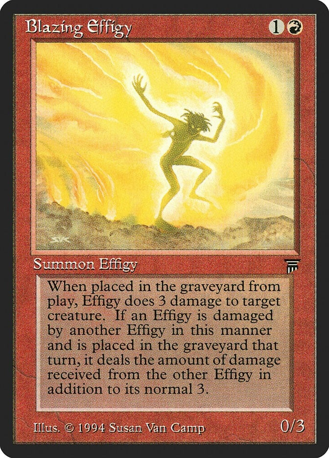 Image for Blazing Effigy (Legends) - Magic: The Gathering