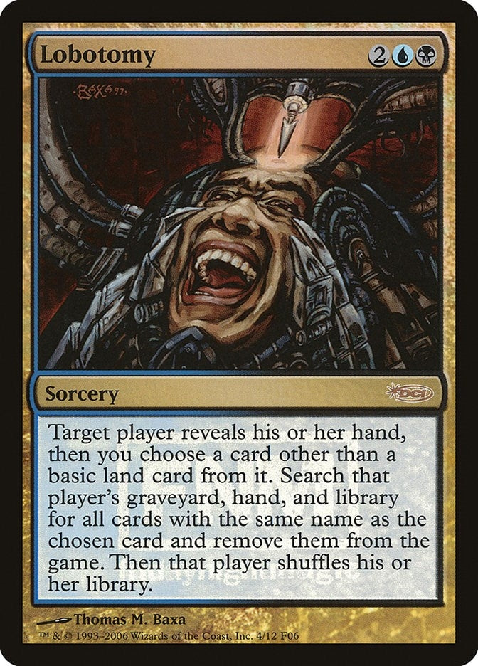 Image for Lobotomy (FNM Promos) (4) - Magic: The Gathering