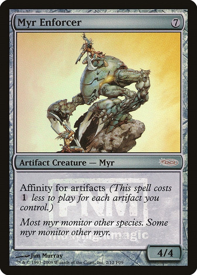 Image for Myr Enforcer (FNM Promos) (2) - Magic: The Gathering