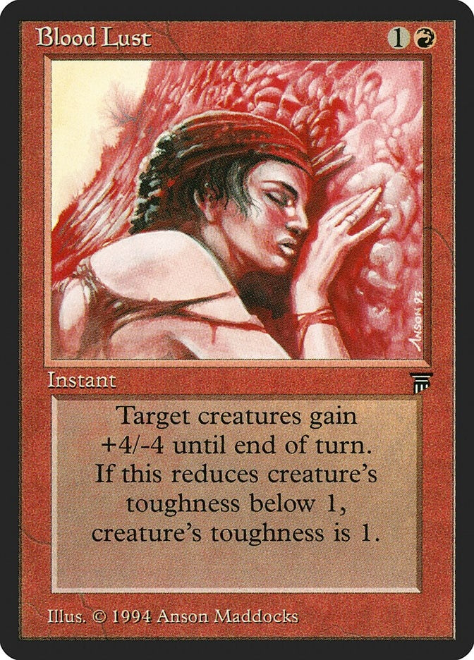 Image for Blood Lust (Legends) - Magic: The Gathering