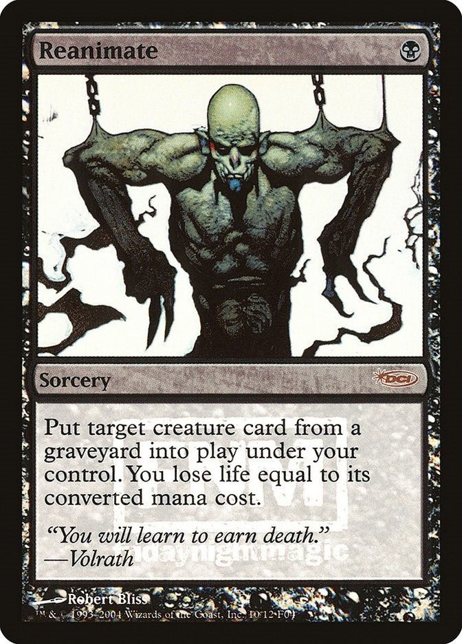 Image for Reanimate (FNM Promos) (10) - Magic: The Gathering