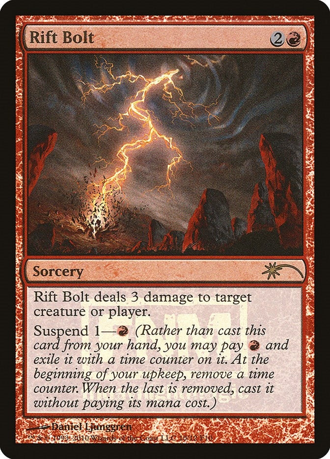 Image for Rift Bolt (FNM Promos) (10) - Magic: The Gathering