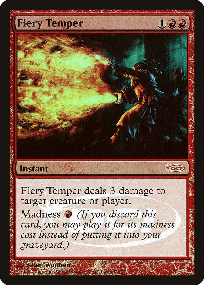 Image for Fiery Temper (WPN & Gateway Promos) (3) - Magic: The Gathering