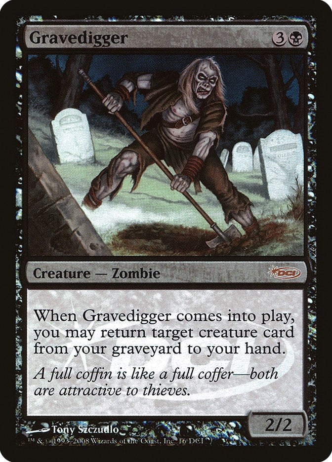 Image for Gravedigger (WPN & Gateway Promos) (16) - Magic: The Gathering