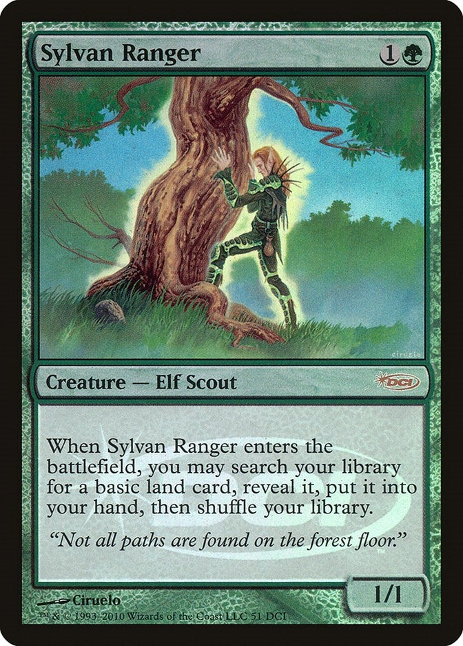 Image for Sylvan Ranger (Gateway - 51) (WPN & Gateway Promos) (51) - Magic: The Gathering