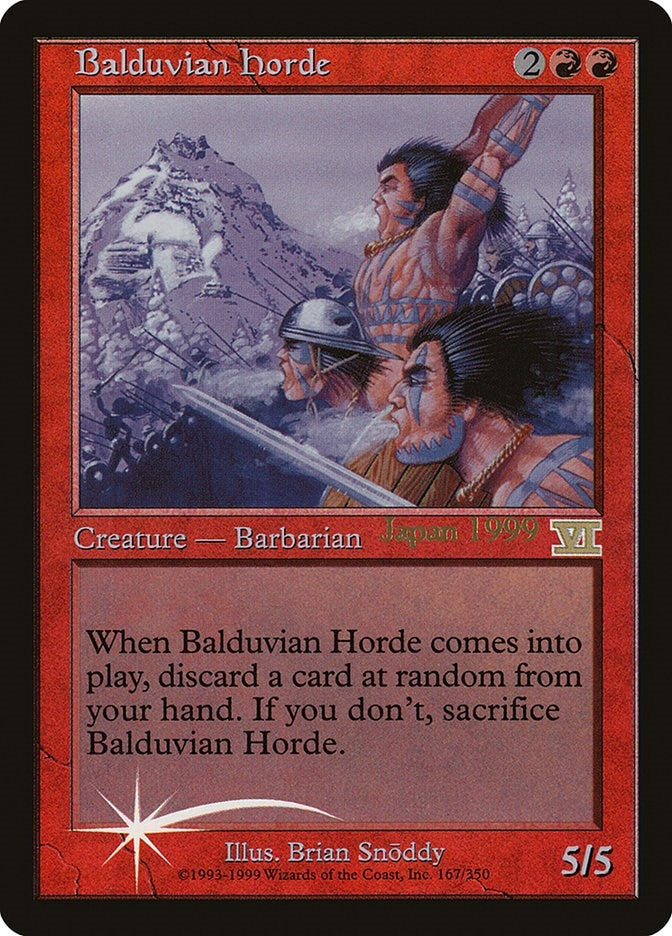 Image for Balduvian Horde (Unique and Miscellaneous Promos) (167) - Magic: The Gathering