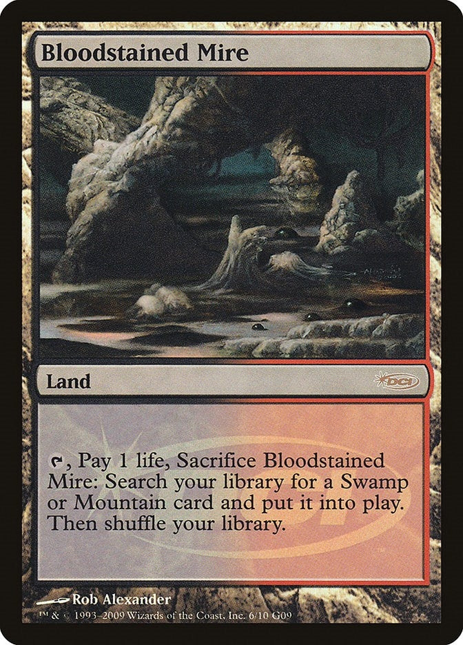 Image for Bloodstained Mire (Judge Promos) (6) - Magic: The Gathering