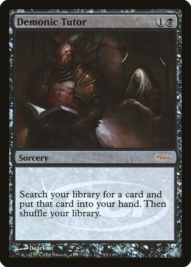 Image for Demonic Tutor (Judge Promos) (3) - Magic: The Gathering
