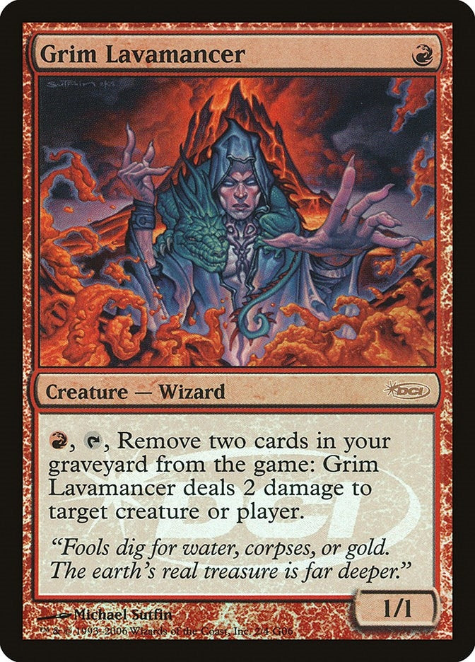 Image for Grim Lavamancer (Judge Promos) (2) - Magic: The Gathering