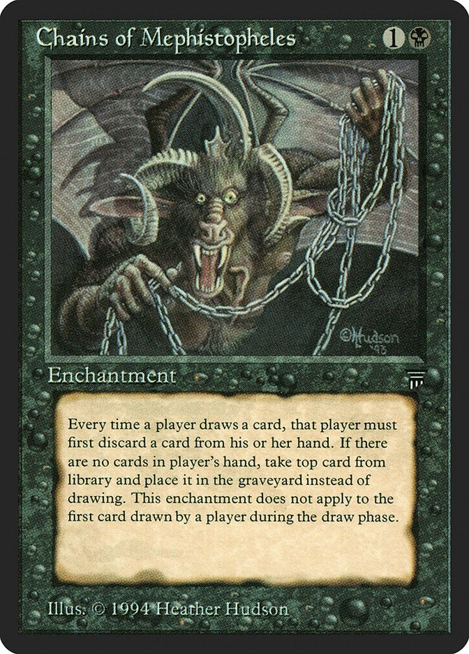 Image for Chains of Mephistopheles (Legends) - Magic: The Gathering