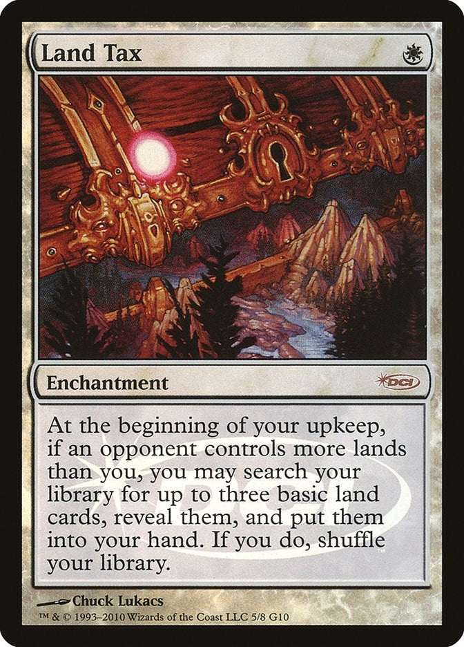 Image for Land Tax (Judge Promos) (5) - Magic: The Gathering