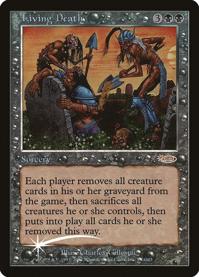 Image for Living Death (Judge Promos) (3) - Magic: The Gathering