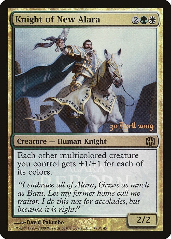 Image for Knight of New Alara (Launch Party & Release Event Promos) (70) - Magic: The Gathering