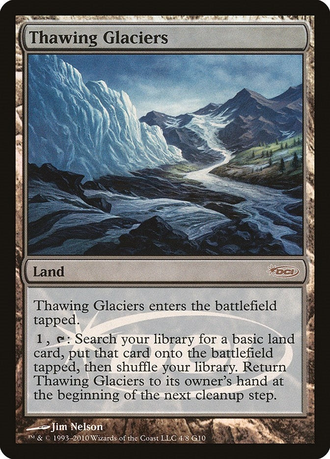 Image for Thawing Glaciers (Judge Promos) (4) - Magic: The Gathering
