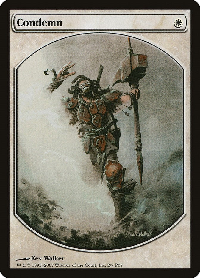 Image for Condemn (Magic Player Rewards) (2) - Magic: The Gathering