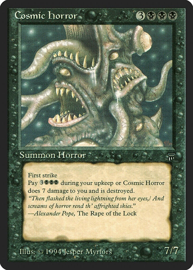 Image for Cosmic Horror (Legends) - Magic: The Gathering
