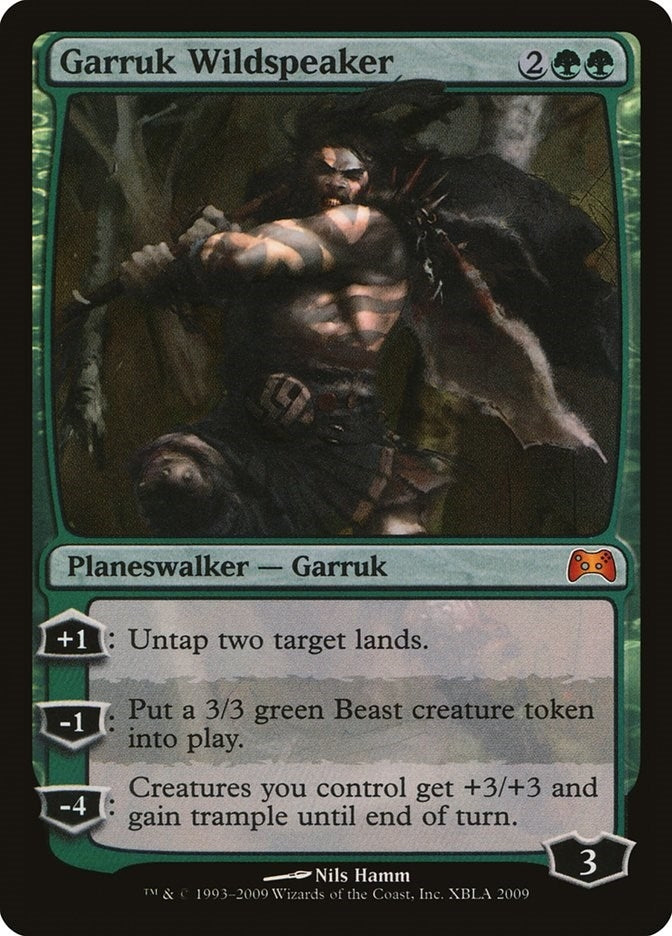 Image for Garruk Wildspeaker (Media Promos) (XBLA 2009) - Magic: The Gathering