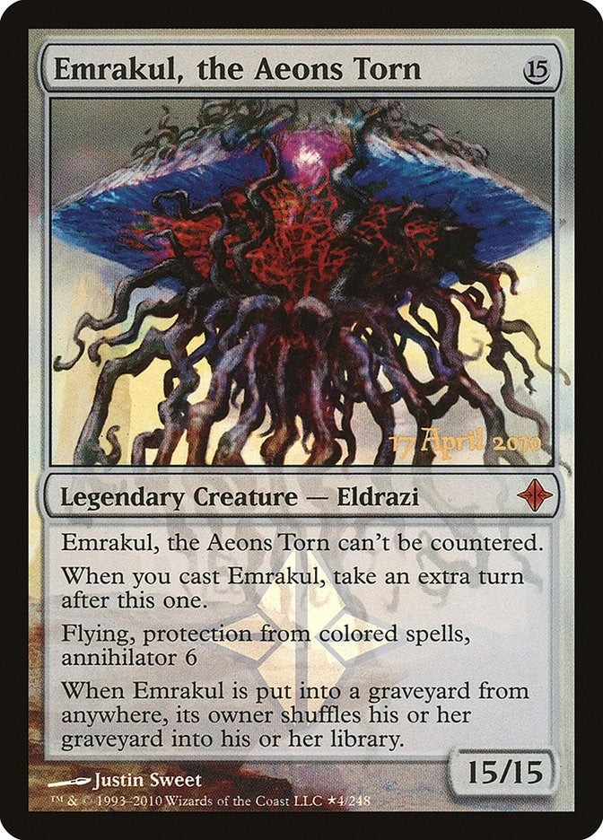 Image for Emrakul, the Aeons Torn (Prerelease Cards) (4) - Magic: The Gathering