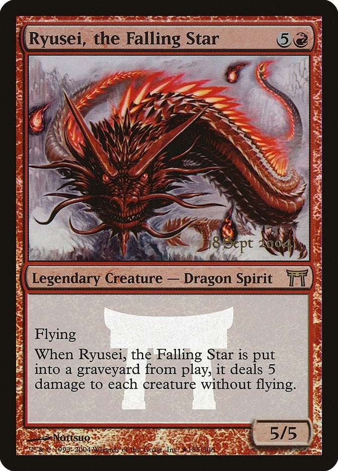 Image for Ryusei, the Falling Star (Prerelease Cards) (185) - Magic: The Gathering