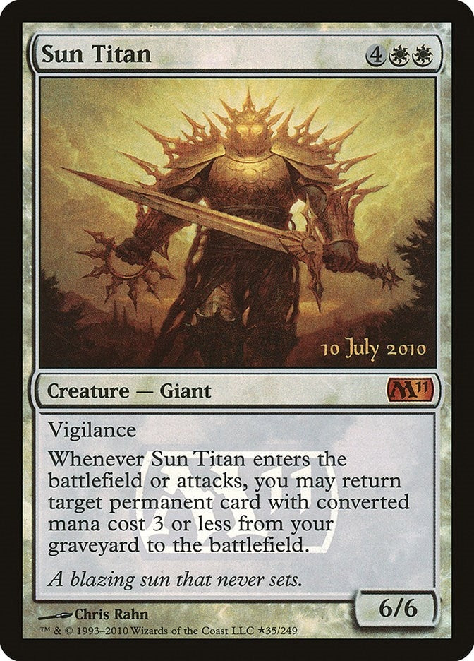 Image for Sun Titan (Prerelease Cards) (35) - Magic: The Gathering