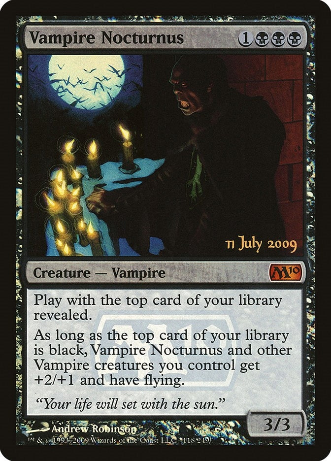 Image for Vampire Nocturnus (Prerelease Cards) (118) - Magic: The Gathering