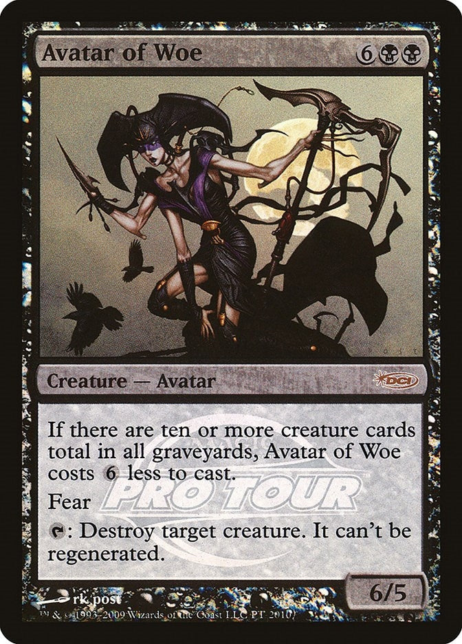 Image for Avatar of Woe (Pro Tour Promos) (PT 2010) - Magic: The Gathering