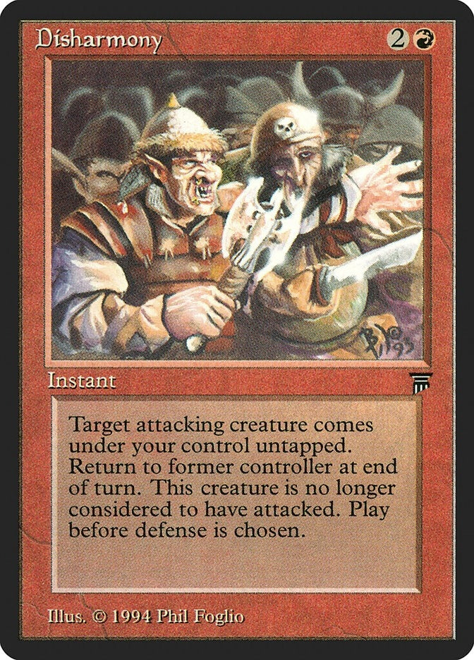 Image for Disharmony (Legends) - Magic: The Gathering