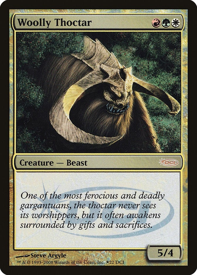 Image for Woolly Thoctar (WPN & Gateway Promos) (22) - Magic: The Gathering