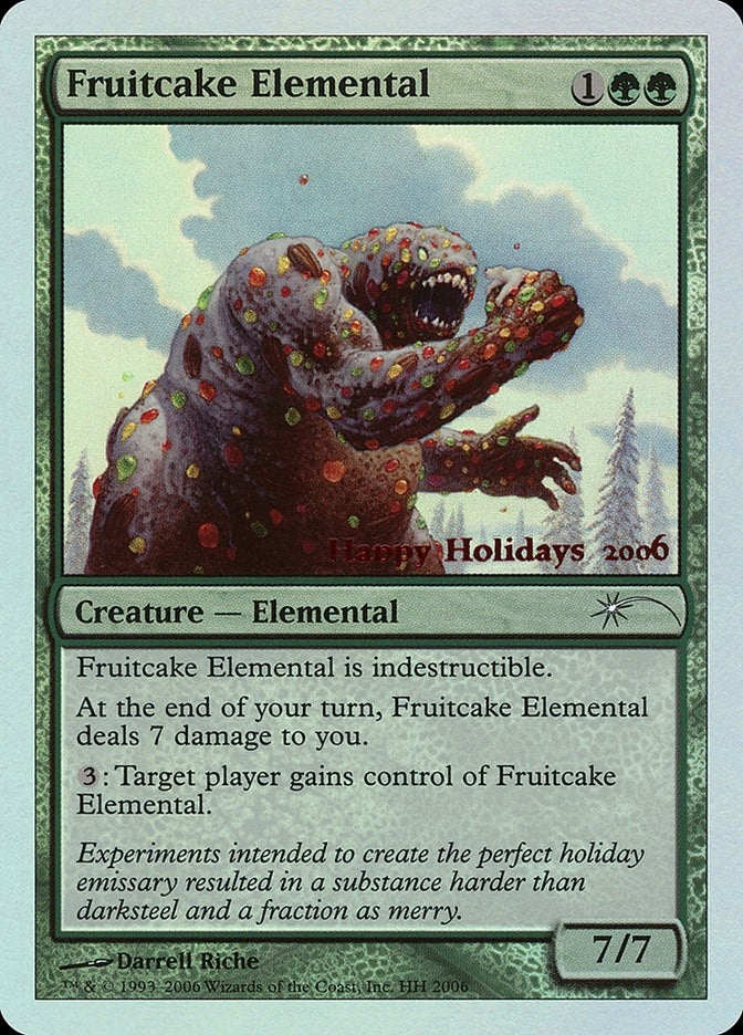 Image for Fruitcake Elemental (Special Occasion) (2006) - Magic: The Gathering