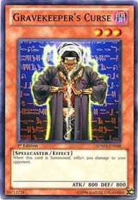 Image for Gravekeeper's Curse (Structure Deck: Marik) (SDMA-EN008) - YuGiOh