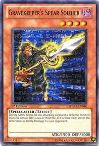 Image for Gravekeeper's Spear Soldier (Structure Deck: Marik) (SDMA-EN010) - YuGiOh