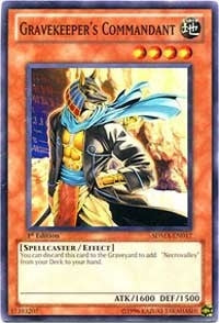 Image for Gravekeeper's Commandant (Structure Deck: Marik) (SDMA-EN017) - YuGiOh