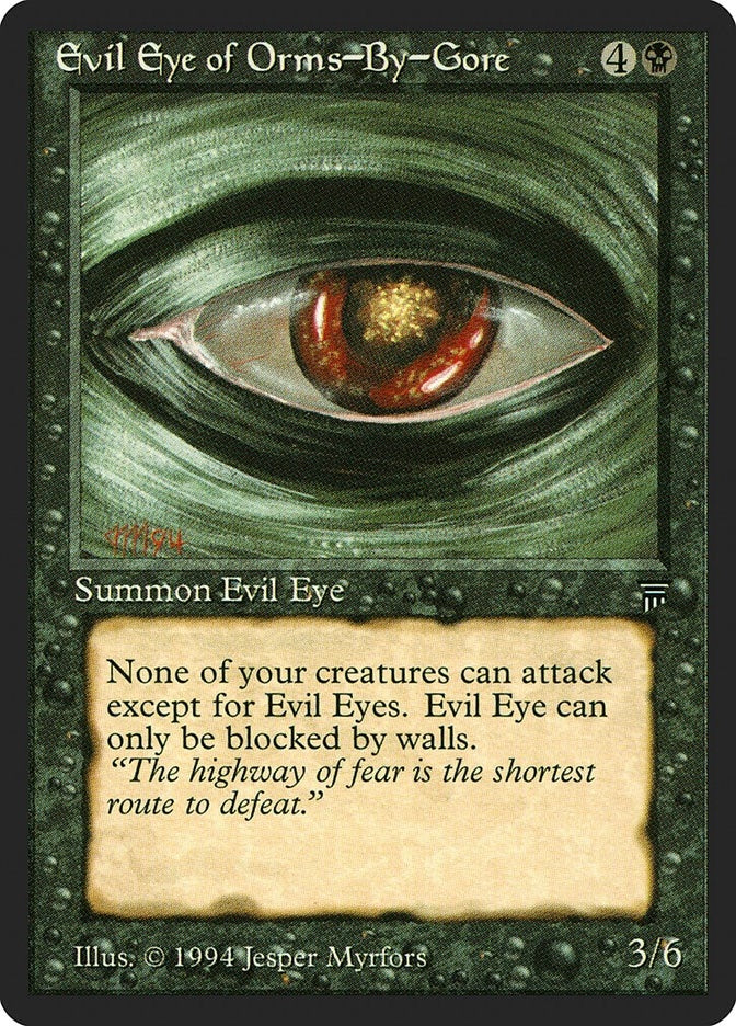 Image for Evil Eye of Orms-By-Gore (Legends) - Magic: The Gathering