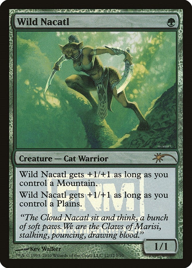 Image for Wild Nacatl (FNM Promos) (12) - Magic: The Gathering