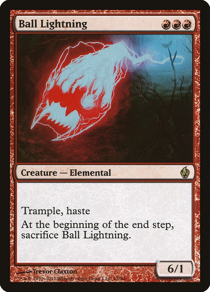 Image for Ball Lightning (Premium Deck Series: Fire and Lightning) (12) - Magic: The Gathering