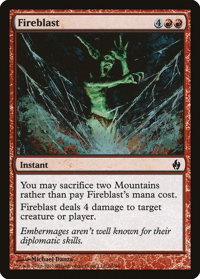 Image for Fireblast (Premium Deck Series: Fire and Lightning) (26) - Magic: The Gathering