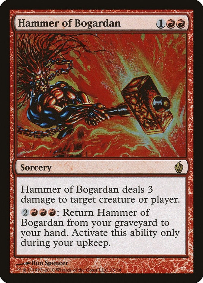 Image for Hammer of Bogardan (Premium Deck Series: Fire and Lightning) (23) - Magic: The Gathering